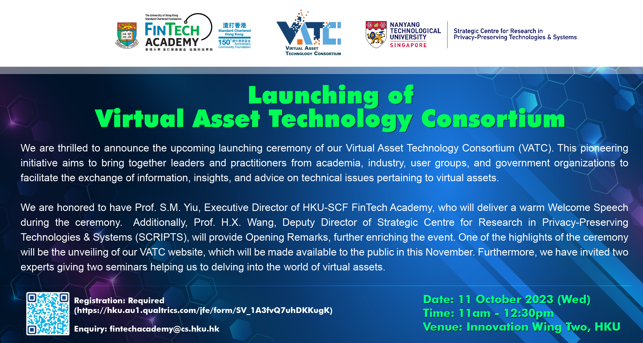 Launching of Virtual Asset Technology Consortium